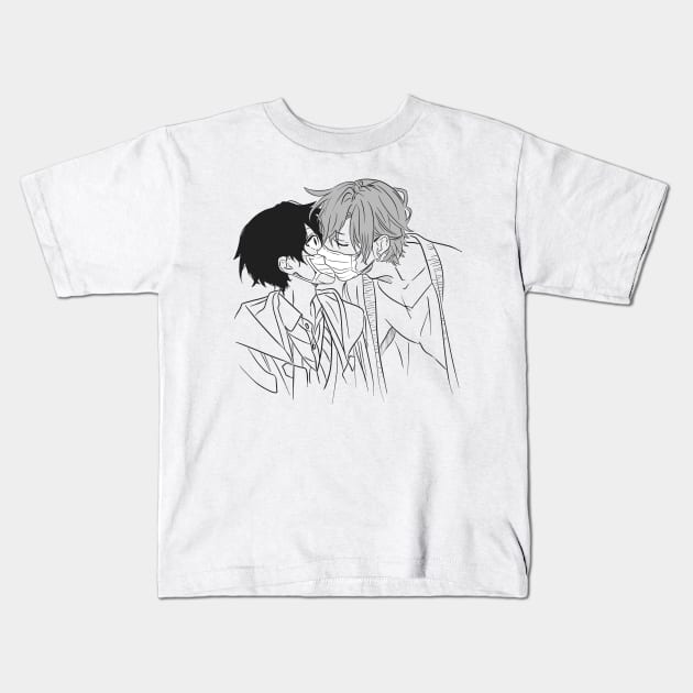 Sasaki to Miyano Kids T-Shirt by CrazyLife